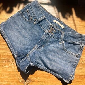 Levi's Blue Jean Shorts for Women